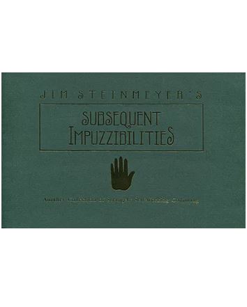 Subsequent Impuzzibilities Book by Jim Steinmeyer